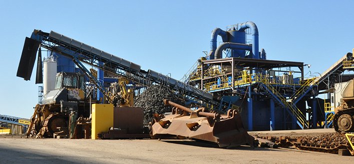 廢鋼破碎生產線